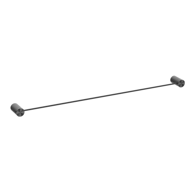 Opal Single Towel Rail 800mm Graphite
