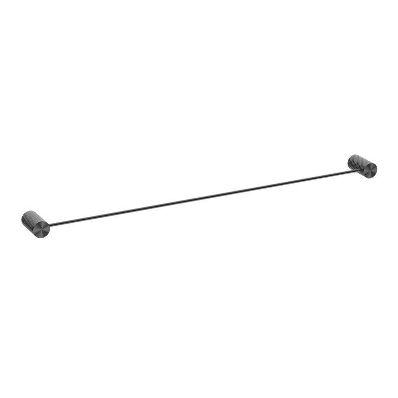 Opal Single Towel Rail 800mm Graphite