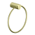 Opal Towel Ring Brushed Gold