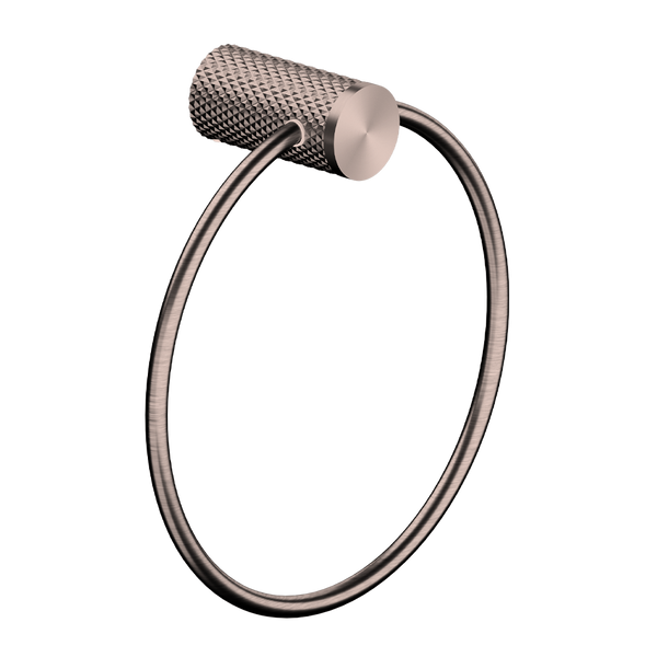 Nero Opal Towel Ring Brushed Bronze