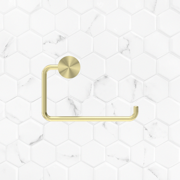 Nero Opal Toilet Roll Holder Brushed Gold