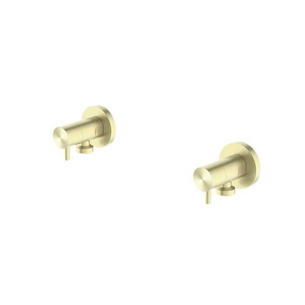 Nero Washing Machine Tap Set Brushed Gold