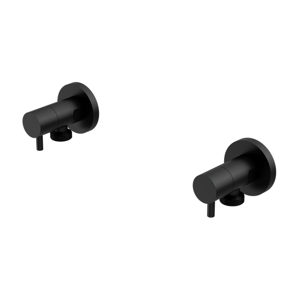 Nero Washing Machine Tap Set Matte Black