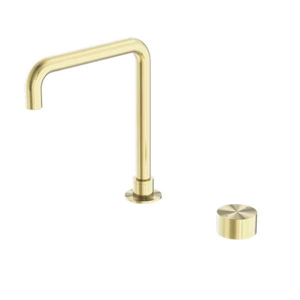 Nero Kara Progressive Tall Basin Set Brushed Gold