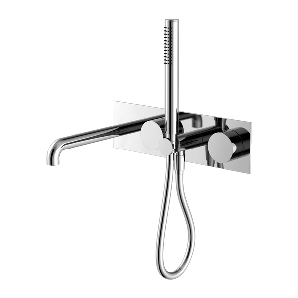 Nero Kara Progressive Shower System With Spout 250mm Chrome
