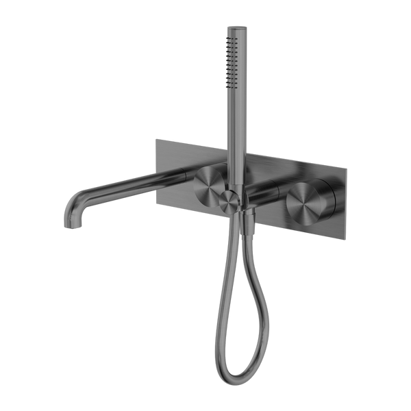 Nero Kara Progressive Shower System With Spout 250mm Gun Metal
