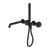 Nero Kara Progressive Shower System Separate Plate With Spout 230mm Matte Black