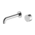 Nero Kara Progressive Wall Basin/Bath Set 260mm Chrome