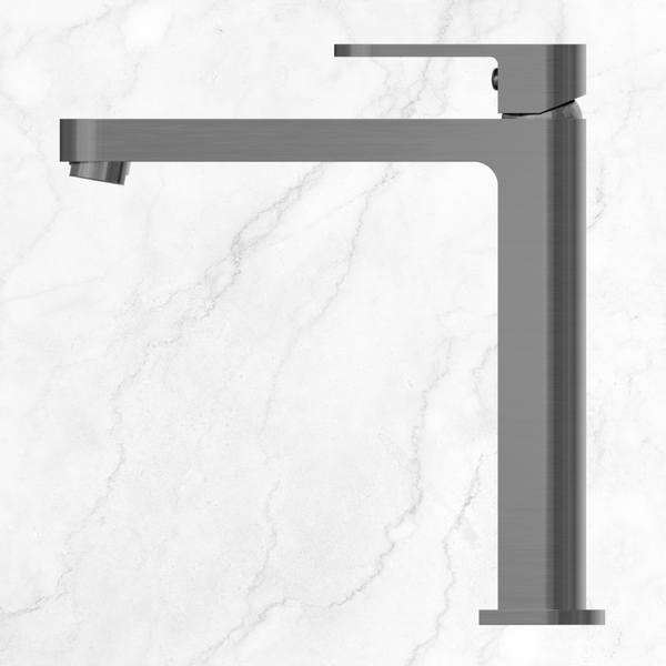 Nero Ecco Tall Basin Mixer Gunmetal