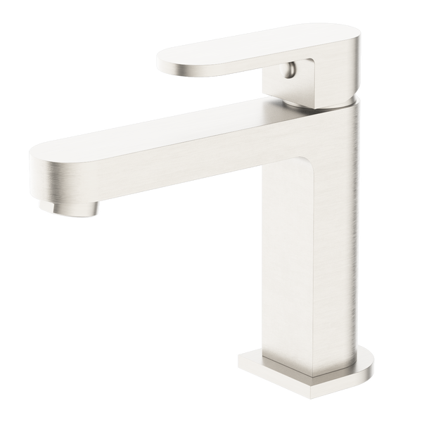 Nero Ecco Basin Mixer Brushed Nickel