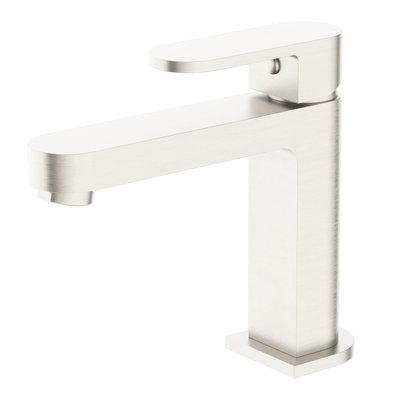 Nero Ecco Basin Mixer Brushed Nickel