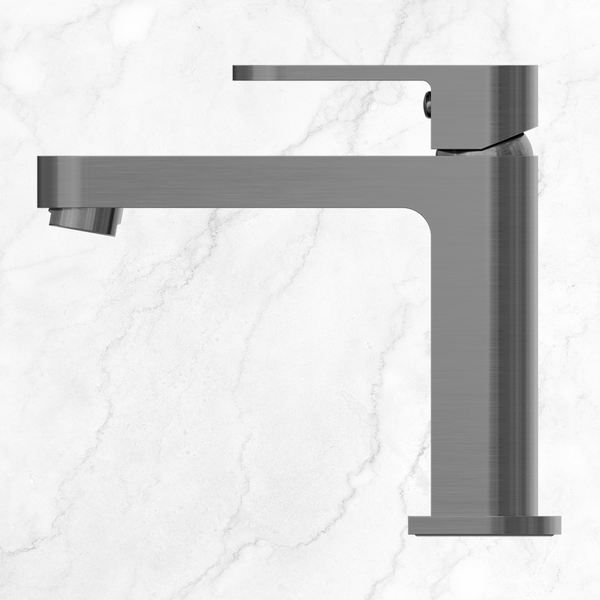 Nero Ecco Basin Mixer Gunmetal