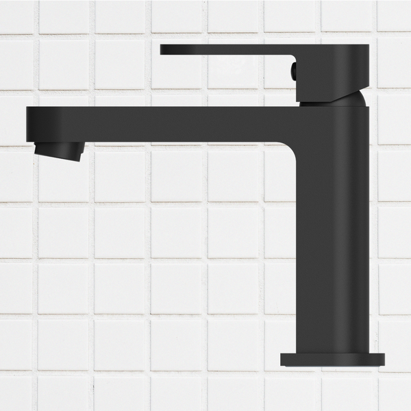 Nero Ecco Basin Mixer Matte Black