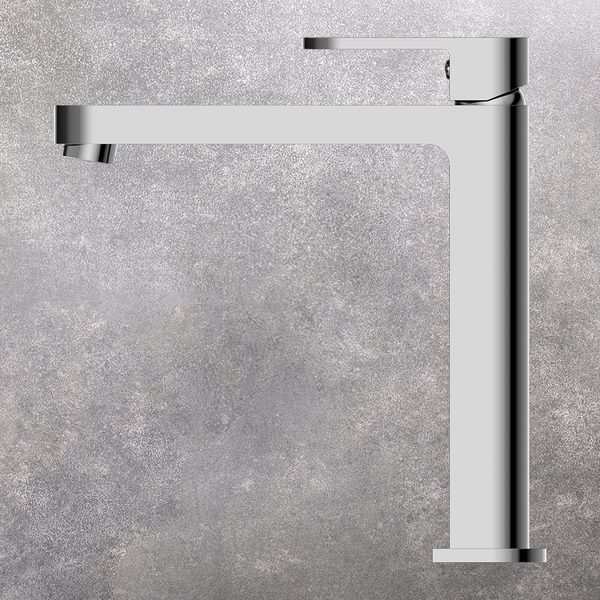 Nero Ecco Tall Basin Mixer Chrome