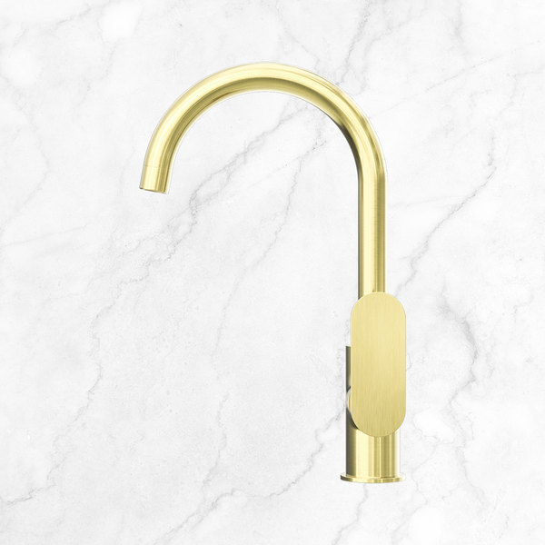 Nero Ecco Kitchen Mixer Brushed Gold