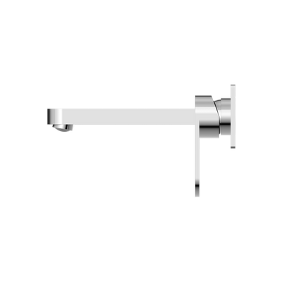 Ecco Wall Basin/Bath Mixer 200mm Chrome