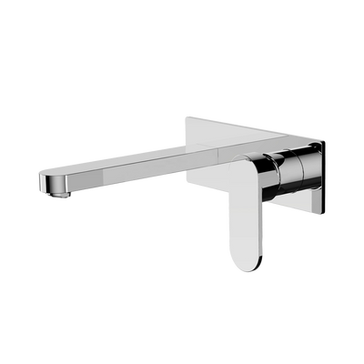 Ecco Wall Basin/Bath Mixer 200mm Chrome