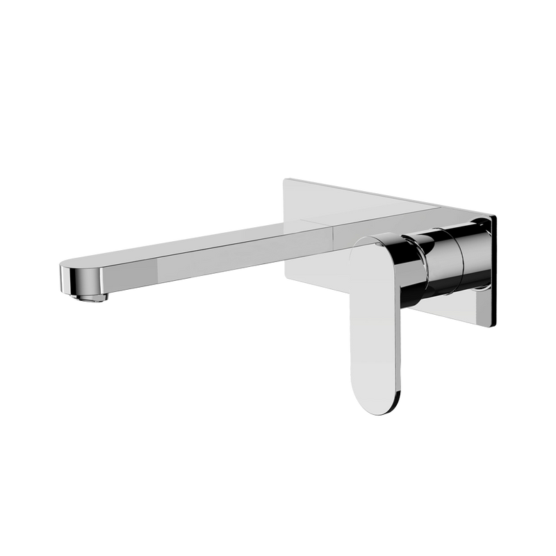 Ecco Wall Basin/Bath Mixer 200mm Chrome