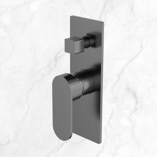 Nero Ecco Shower Mixer with Divertor Gunmetal