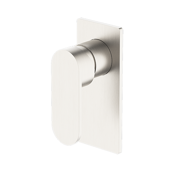 Nero Ecco Shower Mixer Brushed Nickel