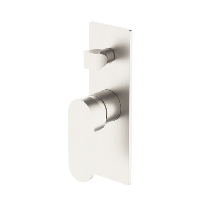 Nero Ecco Shower Mixer with Divertor Brushed Nickel