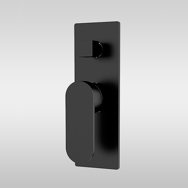 Nero Ecco Shower Mixer with Divertor Matte Black