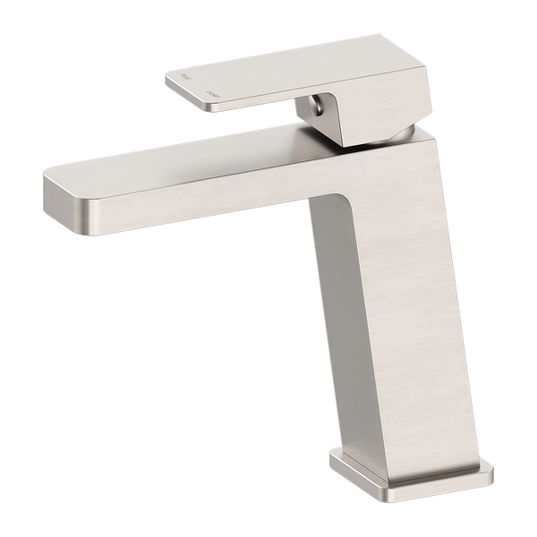Nero Celia Basin Mixer Angle Spout Brushed Nickel