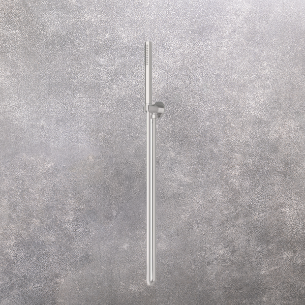Nero Slim Shower on Bracket Brushed Nickel