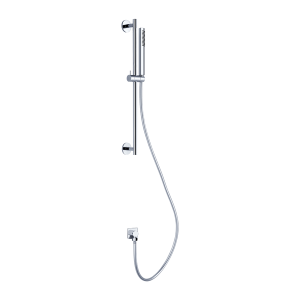 Nero Dolce Shower Rail With Slim Hand Shower Chrome