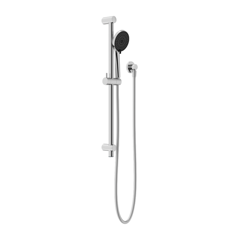 Round Metal Project Rail Shower Chrome