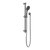 Nero Round Metal Project Shower Rail 4 Star Rating Gun Metal