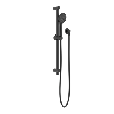 Nero Round Metal Project Shower Rail 4 Star Rating Matte Black