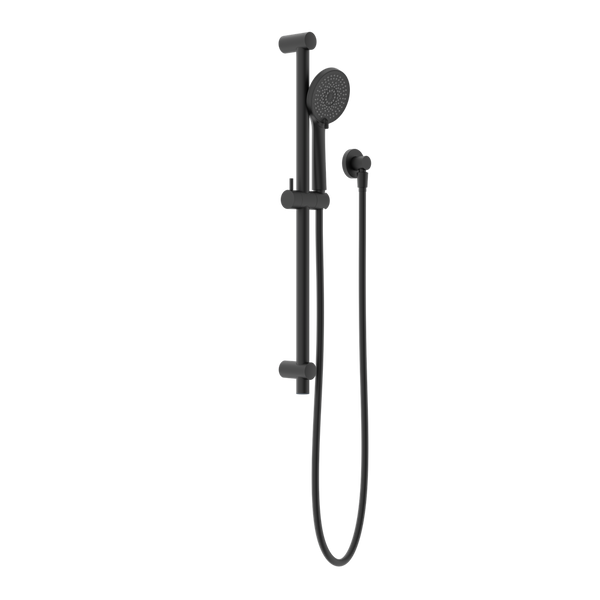 Nero Round Metal Project Shower Rail 4 Star Rating Matte Black