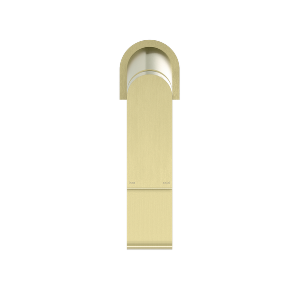 Nero Bianca Basin Mixer Brushed Gold