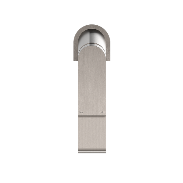 Nero Bianca Basin Mixer Brushed Nickel