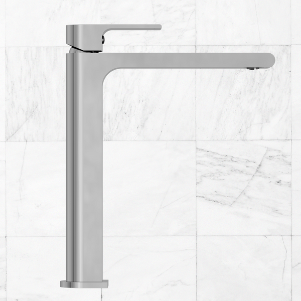 Nero Bianca Tall Basin Mixer Chrome