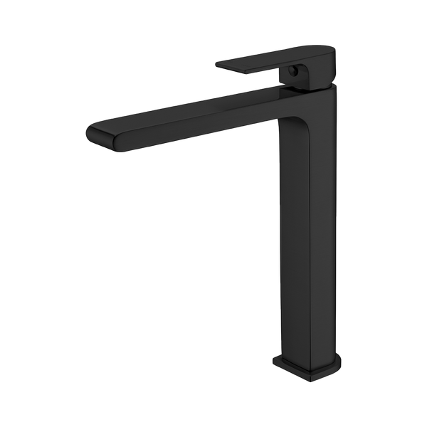 Nero Bianca Tall Basin Mixer Matte Black