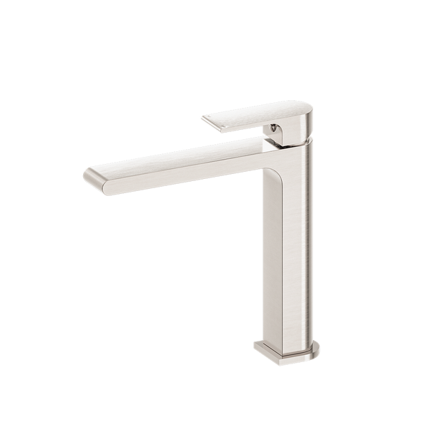 Nero Bianca Mid Tall Basin Mixer Brushed Nickel