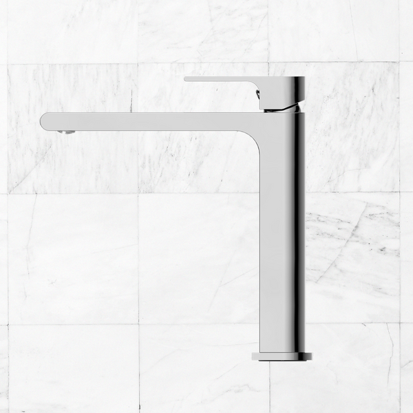 Nero Bianca Mid Tall Bianca Basin Mixer Chrome