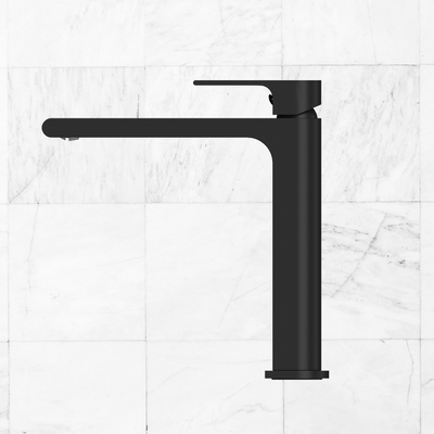 Bianca Mid Tall Basin Mixer Matte Black