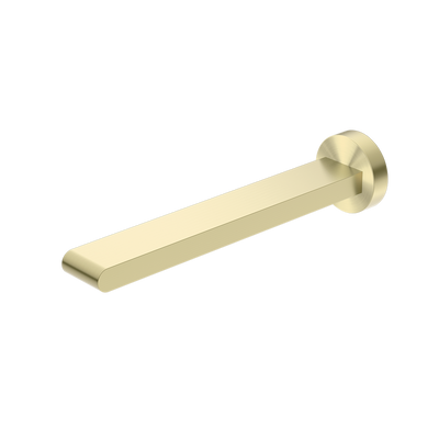 Nero Bianca Bath Spout 240mm Brushed Gold