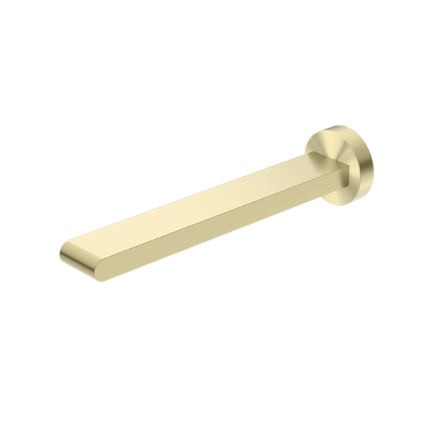 Nero Bianca Bath Spout 240mm Brushed Gold