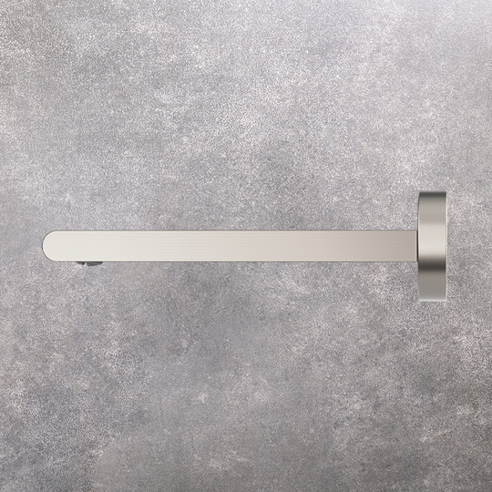 Nero Bianca Bath Spout 240mm Brushed Nickel
