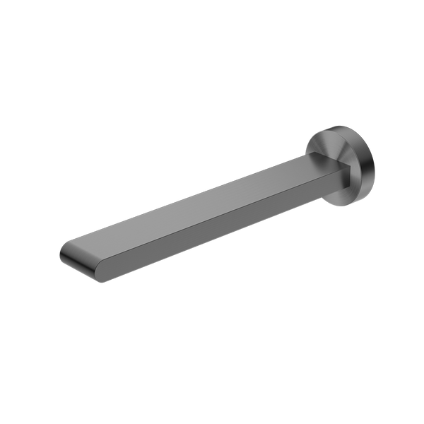 Nero Bianca Bath Spout 240mm Brushed Gunmetal