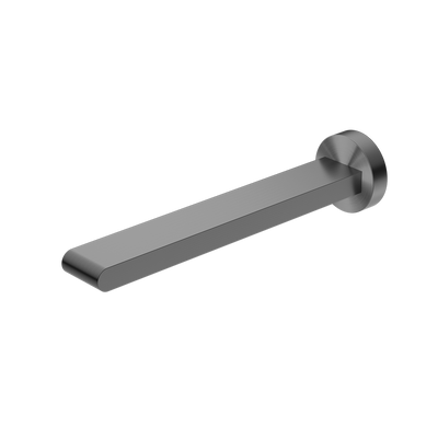 Nero Bianca Bath Spout 240mm Brushed Gunmetal