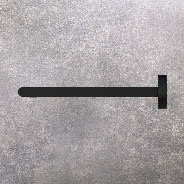 Nero Bianca Bath Spout 240mm Matte Black