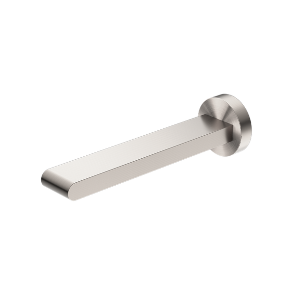 Nero Bianca Bath Spout 200mm Brushed Nickel