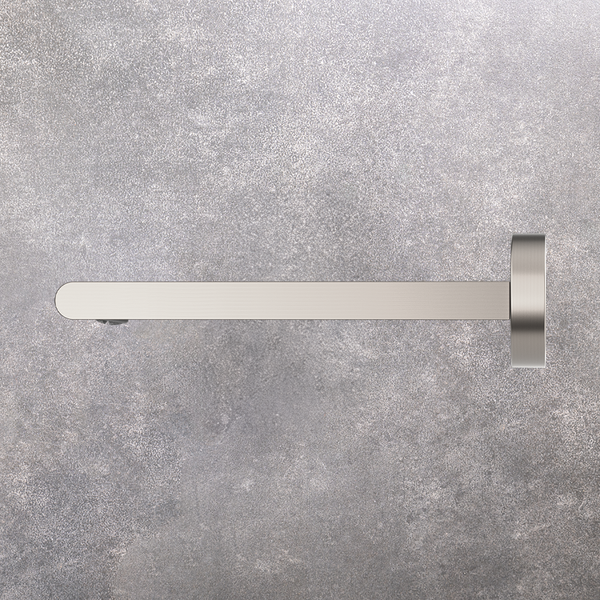 Nero Bianca Bath Spout 200mm Brushed Nickel