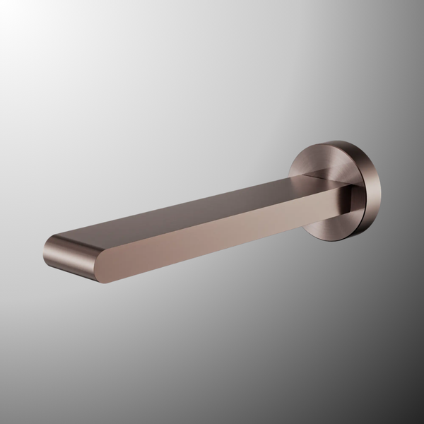 Nero Bianca Bath Spout 200mm Brushed Bronze