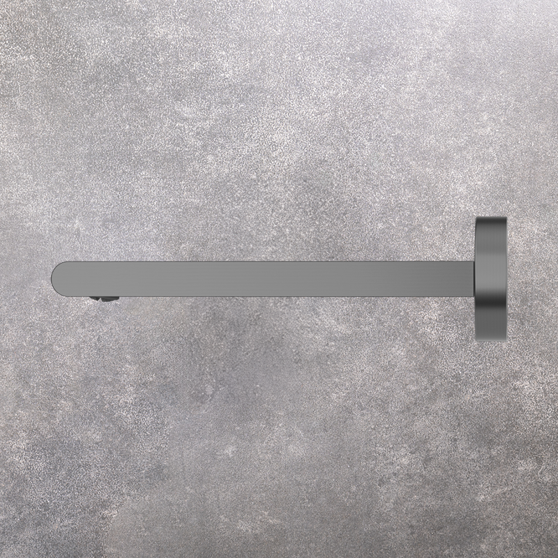 Bianca Bath Spout 200mm Brushed Gunmetal